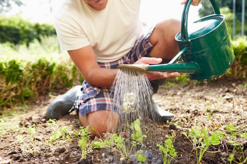 Hardscaping elements enhancing a Crouch End garden